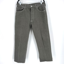 Vintage Y2K 2000s Levi's 501 button fly Men's Green Denim Jeans Size 36 Sample