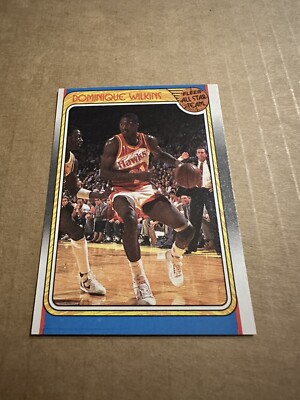 1988-89 Fleer #125 Dominique Wilkins Atlanta Hawks ALL-STAR NBA HOF NMT MINT