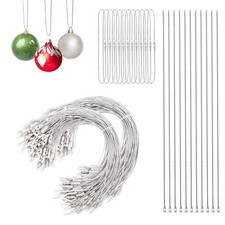 200 Pcs Christmas Ornament Hooks Hangers Ornament String