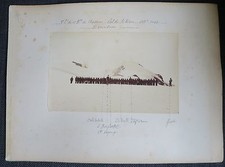 COL DE RHEME  photographie bataillon du 13ème régiment de Chasseurs Alpins 1890