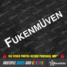 Fukenmuven Sticker Jdm Decals Lowered Vw Volkswagen Stance Vinyl Fatlace