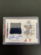 2018 National Treasures Rookie Colossal Signatures Sony Michel💥09/99💥RAMS