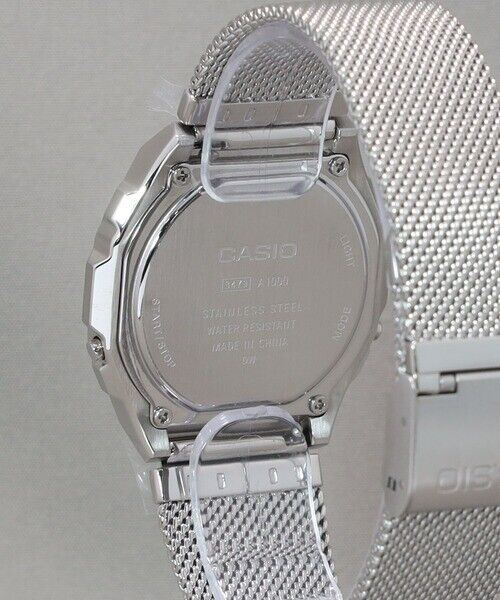 CASIO STANDARD PREMIUM Series A1000M-1BJF Unisex Silver Back CASIO STANDARD PREMIUM Series A1000M-1BJF Unisex Silver Back