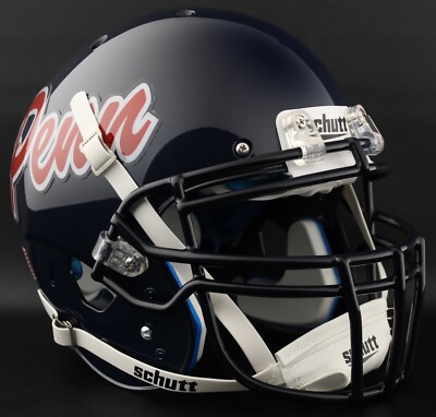 *CUSTOM* PENNSYLVANIA PENN QUAKERS Schutt XP Authentic GAMEDAY Football Helmet