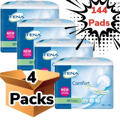 TENA Comfort Super Case Saver 4 Packungen à 36 144 Inkontinenzeinlagen 759003