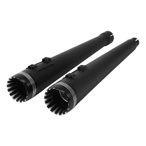 4" Megaphone Exhaust Pipe Slip On Muffler Fit For Harley Touring Road Glide 17+ - Picture 8 of 11