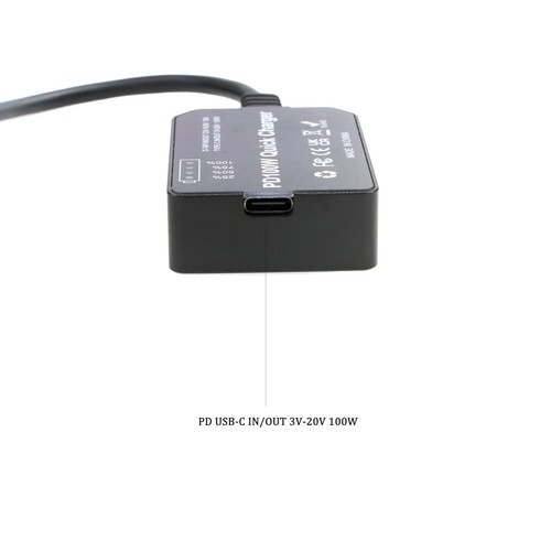 D-Tap USB-C PD 100W Power Converter Adapter for Sony Camera Phone Laptop Charger - Picture 3 of 4