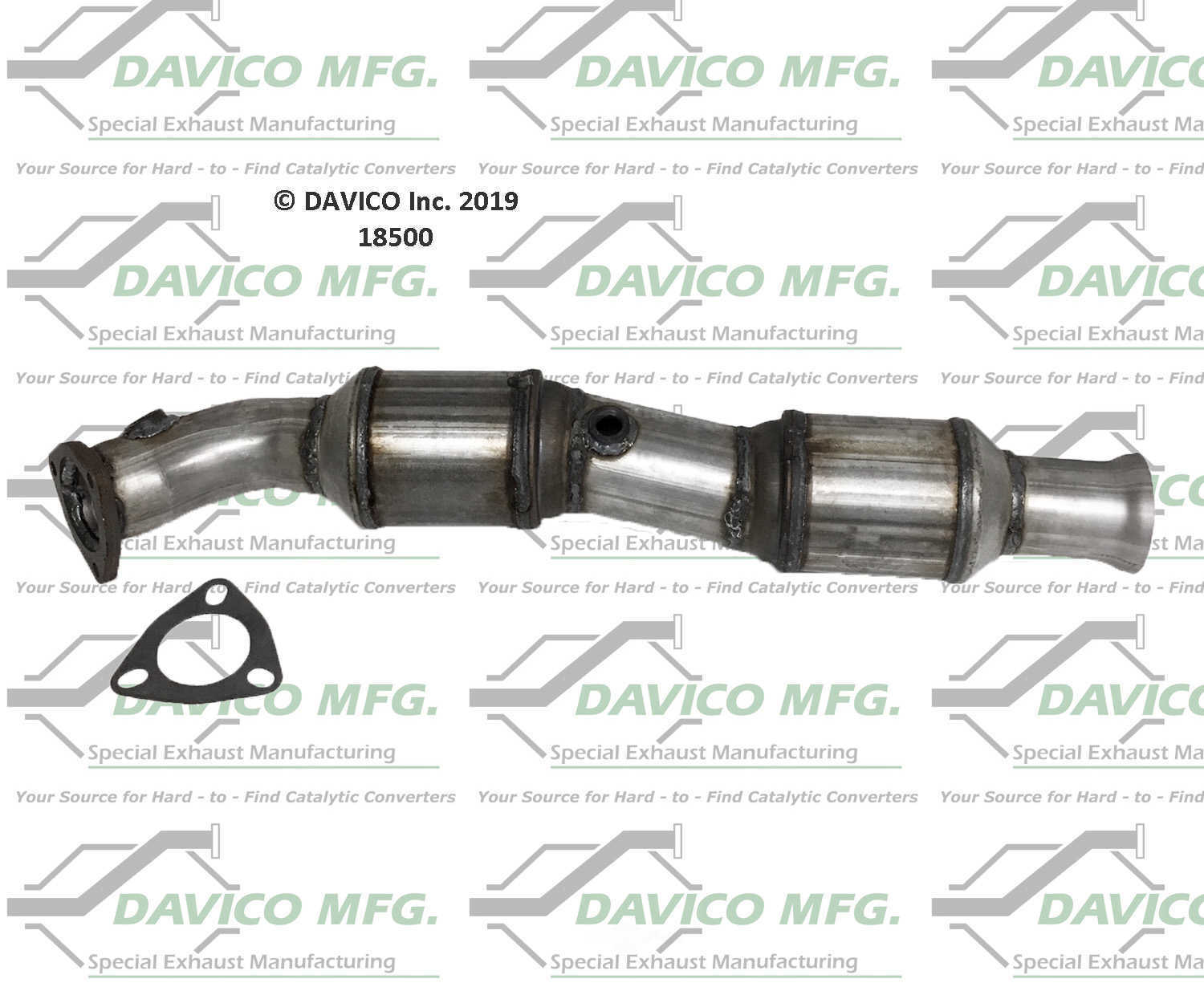 Catalytic Converter-Exact-Fit Davico 18500 fits 00-04 Aston Martin DB7 6.0L-V12