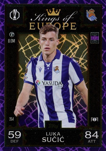 Topps 24/25 Match Attax Champions League 2024/2025 EXTRA alle PURPLE PARALLEL - 第 12/64 張圖片