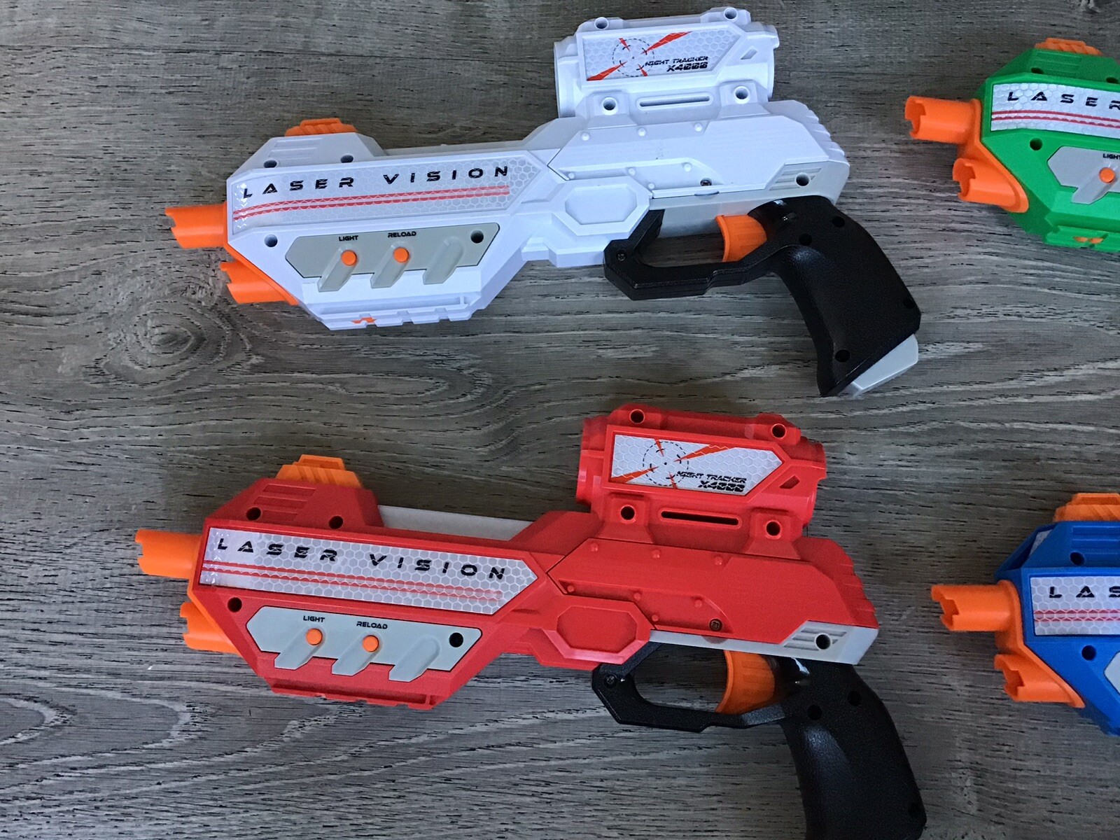 Nerf Laser Tag Vision Kids 4 Player Vision Technology Lot 4 Laser Game Laser Gun