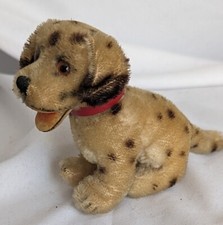 1950's Steiff 6" Mohair Sitting Dalmatian