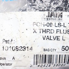 (50-PK)  Jain Fch-09-Ls-L TL X Thrd Flush Valve L 101082314