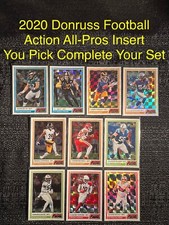 2020 DONRUSS FOOTBALL ACTION ALL-PROS INSERT YOU PICK CARD COMPLETE YOUR SET PYC