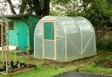 Polytunnel 6ft Wide (1.83m) - Poly Tunnel Greenhouse Small Garden Polytunnels