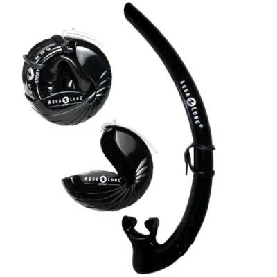 Aqualung WRAP Schnorchel APNOE flexibler Schnorchel zum einrollen + Halterung