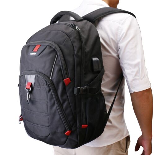 Laptop Rucksack Tasche Anti-Diebstahl extra groß 18" Herren Reise Schule Wasserdichte Tasche - Bild 1 von 13