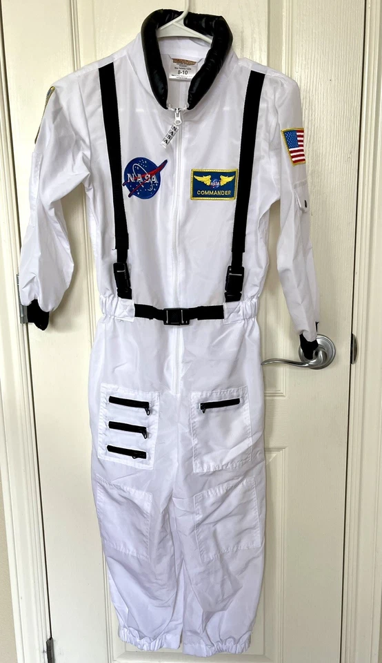 Conjunto de Disfraz de Astronauta Aeromax Jr con Casco, Mochila, Botas y Guantes Talla 8-10 Foto 2 de 4