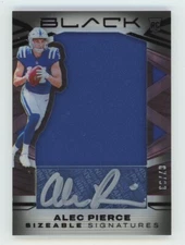 2022 Panini Black #SSR-API Alec Pierce Sizeable Signatures RC Auto #/99