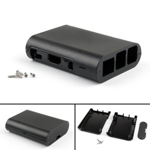 ABS Protective Plastic Case Box Enclosure for Raspberry Pi 3 Pi 2 Model B Screws