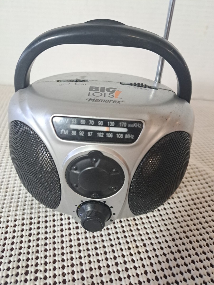 Big Lots Memorex Radio Mini Boombox Model 2230, Working Has Scuffs