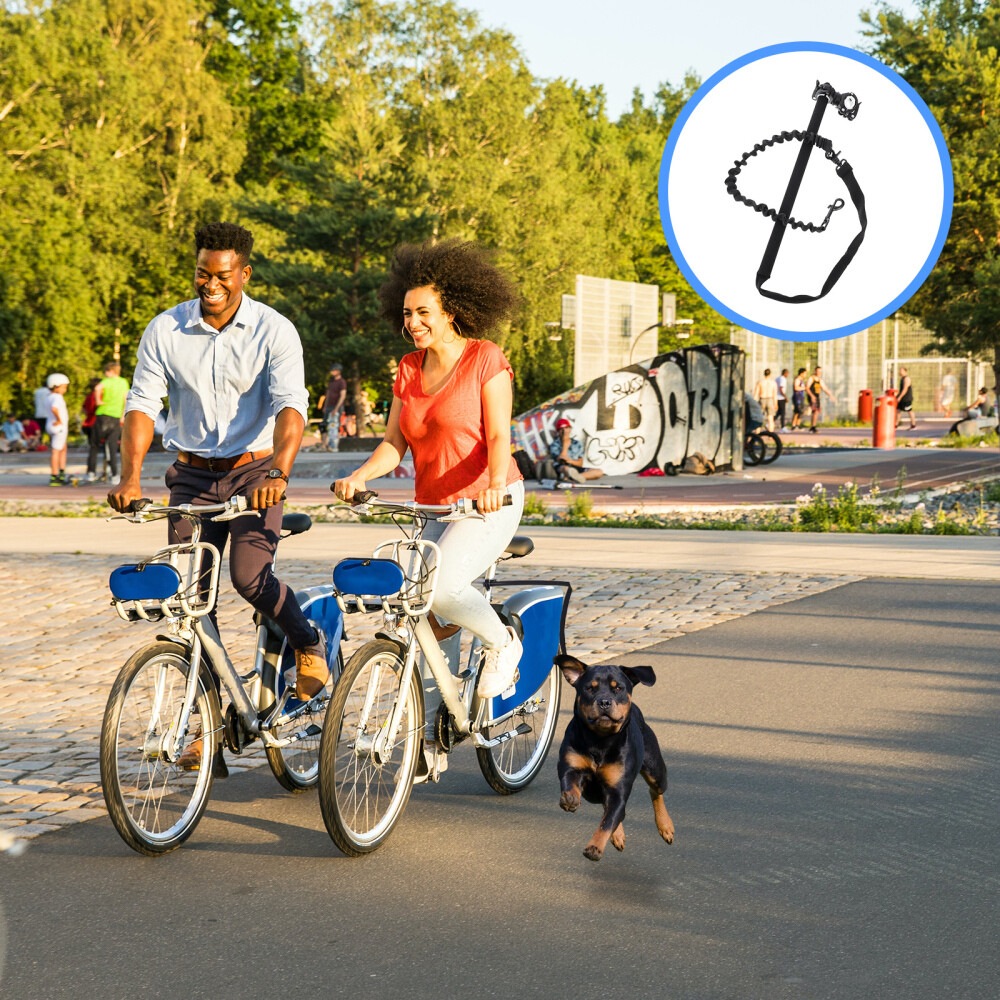 3 Sets Bicycle Dog Walker Running Leash Electrical Cable Drawstring