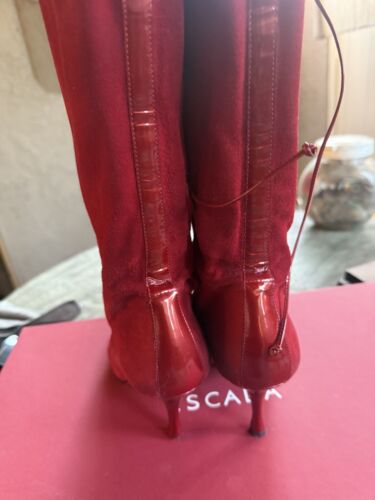 Escada Stiletto Womens Boots Sz 36 100/100 Leather Calf Preowned Read - Picture 3 of 16