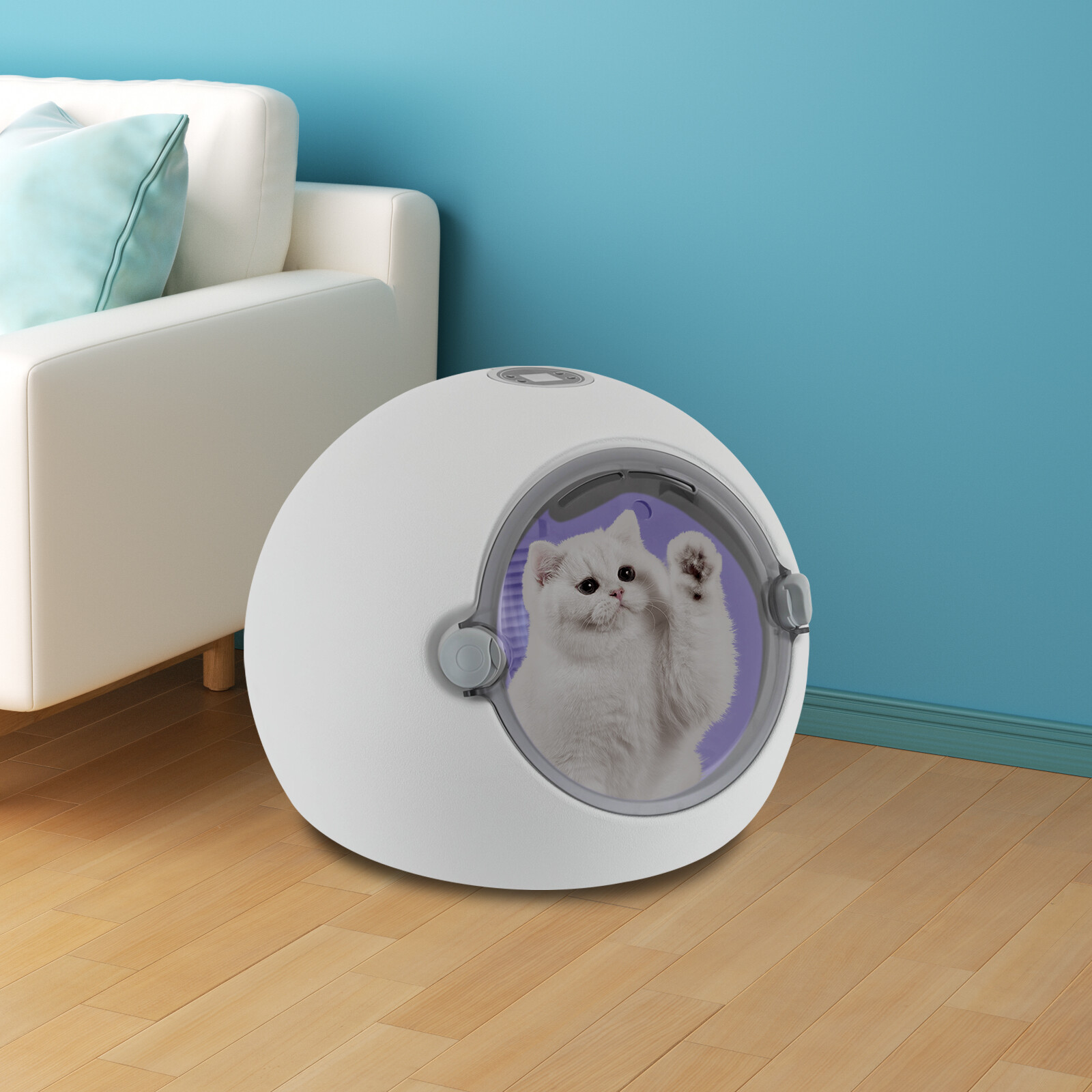 Portable Automatic Cat Hair Drying Box Pet Hair Dryer for Cats and Dogs Grooming