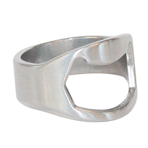 Stainless Steel Finger Bottle Opener Finger Ring for Men Women Party Present - Picture 6 of 10