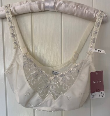34E KOMFORT BH CREME MODELL SYMPHONY BY FELINA NEU MIT ETIKETT UVP 72,00 £