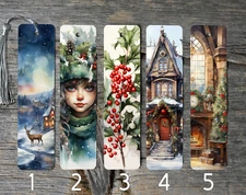 Christmas Winter Metal Bookmarks 2