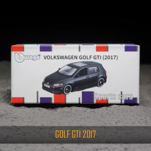 Bburago 1:64 Black 2017 Golf GTI Hatchback Sports Model Diecast Metal Car - Picture 7 of 7