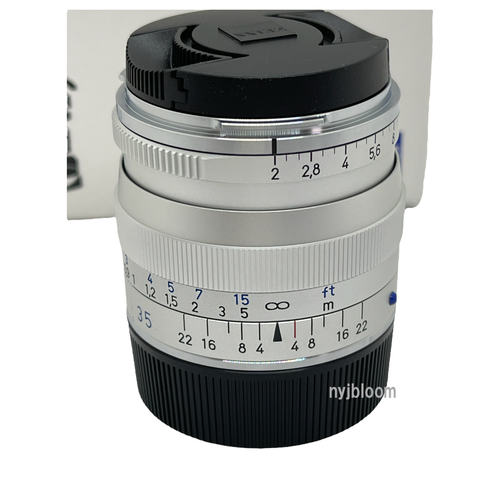 New Carl Zeiss BIOGON T* 35mm f2 ZM Mount Lens - SILVER - Made in Japan - Picture 3 of 12