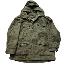 VINTAGE USAF MEN'S COAT WIND RESISTANT 1963 SATEEN OG-107 SIZE MED/REG