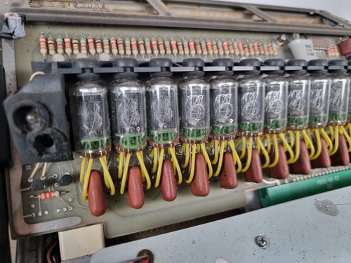 Grande calculatrice vintage Olympia Werke ICR 412 M71 tube Nixie CD 400 Japon - Photo 20/21