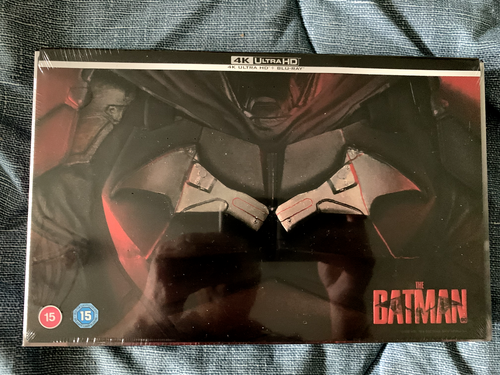 The Batman 4k UHD blu-ray Batarang double steelbook limited UHD UK edition