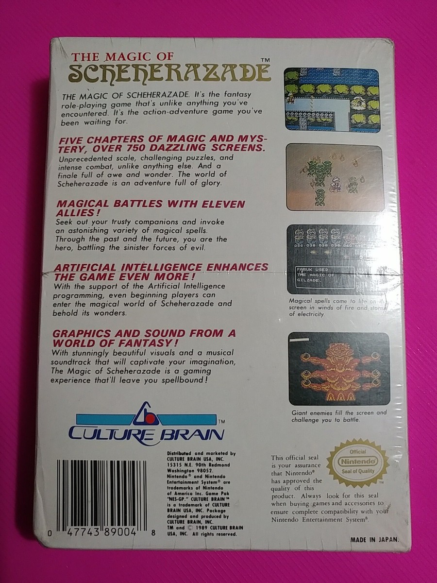 The Magic of Scheherazade (Nintendo Entertainment System