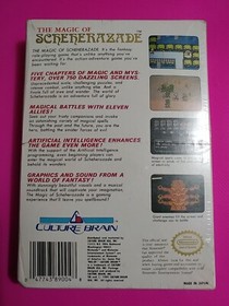 The Magic of Scheherazade NES 1989 Authentic NEW Factory Sealed - see pics -