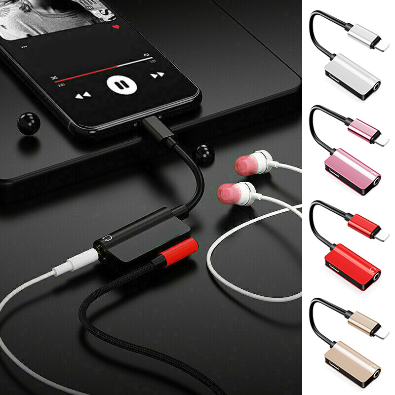Adaptateur Jack 3,5mm Vers Lightning - Pour IPhone - Nylon Tressé - 1m - Qualité Sonore