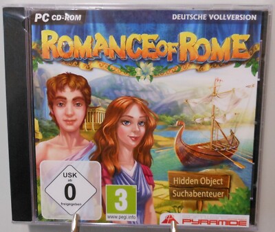 Romance Of Rome PC Spiel Software CD-ROM Hidden Object Suchabenteuer #T205A