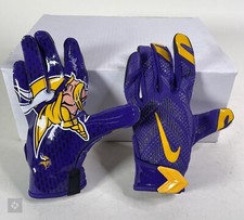 Nike Vapor Knit Minnesota Vikings NFL PE Receiver Football Gloves Men's Size XL