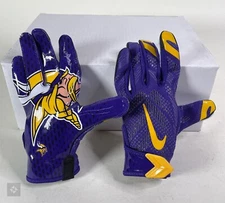Nike Vapor Knit Minnesota Vikings NFL PE Receiver Football Gloves Men's Size XL