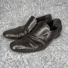 Prada Leather loafers Slip On Dress Vero Cuoio- Made In Italy - Shoes Size 7.5