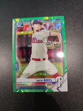 2021 Bowman Chrome Sapphire MICK ABEL  Rookie GREEN REFRACTOR #/125 RC SP