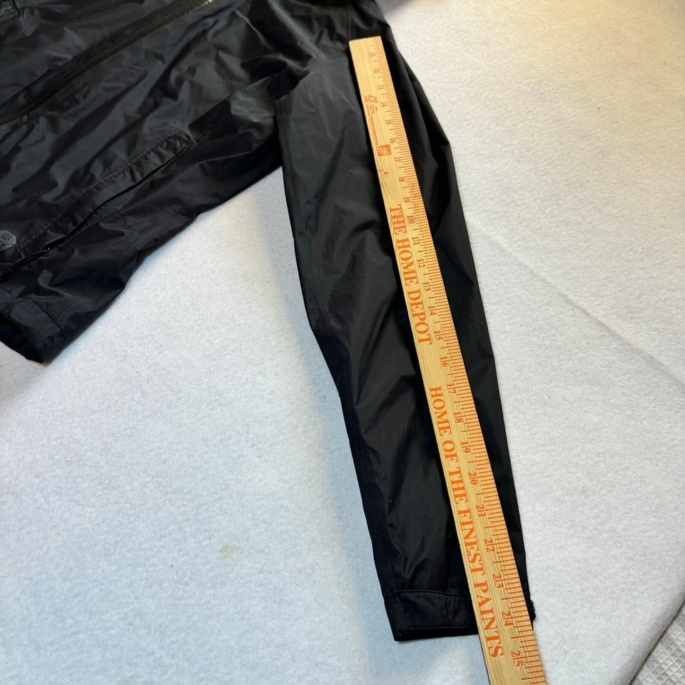 MOUNTAIN HARDWEAR HOODED STAY DRY RAIN JACKET Black Womens Size XS eBay