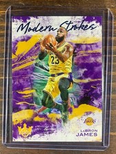 Lebron James Basketball Card #13 Panini Court Kings NBA HOF Modern Strokes /99