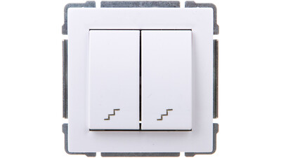KOS-ELEKTRO SYSTEM KOS66 Doppel-Treppenverbinder, weiß 660419 Treppenschalter