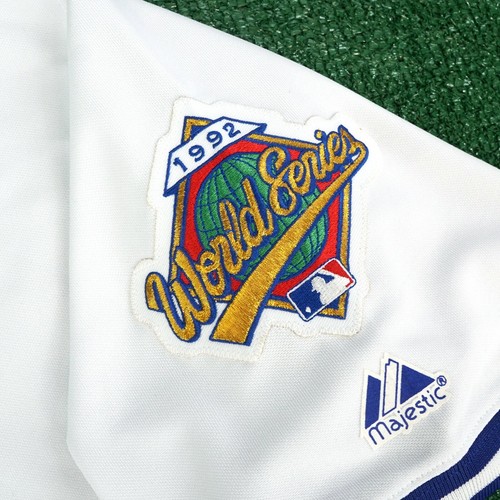 Roberto Alomar 1992 Toronto Blue Jays Men's Cooperstown World Series Home Jersey - Picture 5 of 8