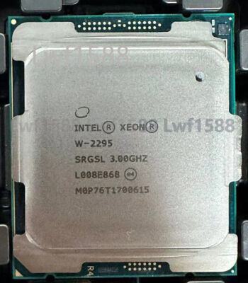 Intel Xeon W-2295 SRGSL 165W 3.0GHz 18 Core 24.75MB LGA2066 server CPU processor