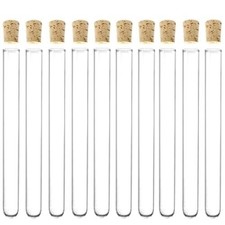 16X125mm Test Tubes with Cork Stoppers, Borosilicate Glass, 14ml, 220G6 Pack...