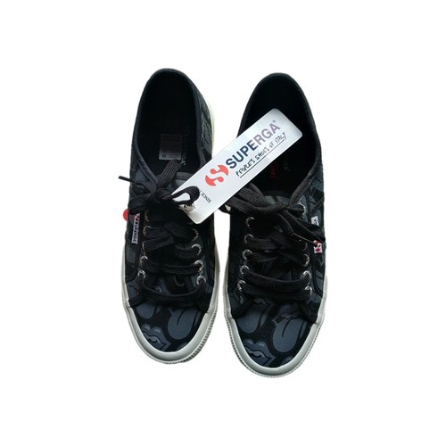 LIMITED EDITION SUPERGA ROLLING STONES New Never Worn Canvas Sneakers US 9 EU 40